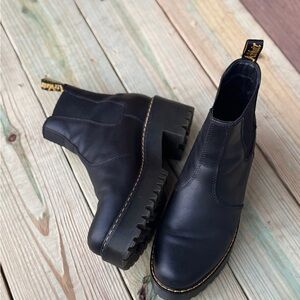 Dr. Martens Black Rometty Ankle Boots